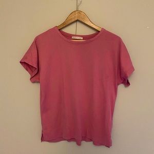 Issey Miyake PLEATS PLEASE - Pink Cotton T-Shirt - M